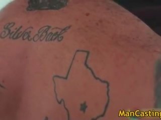 Nasty tattooed guy Johnny gets fucked