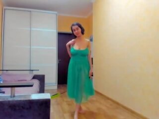 Swell Myla Angel in green transparent dress&excl;