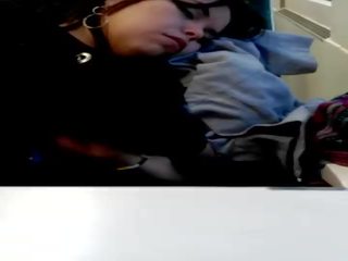 Meisje slapen fetisj in trein spion dormida nl tren